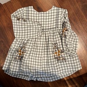 Toddler Zara dress with embroidery (not printed)